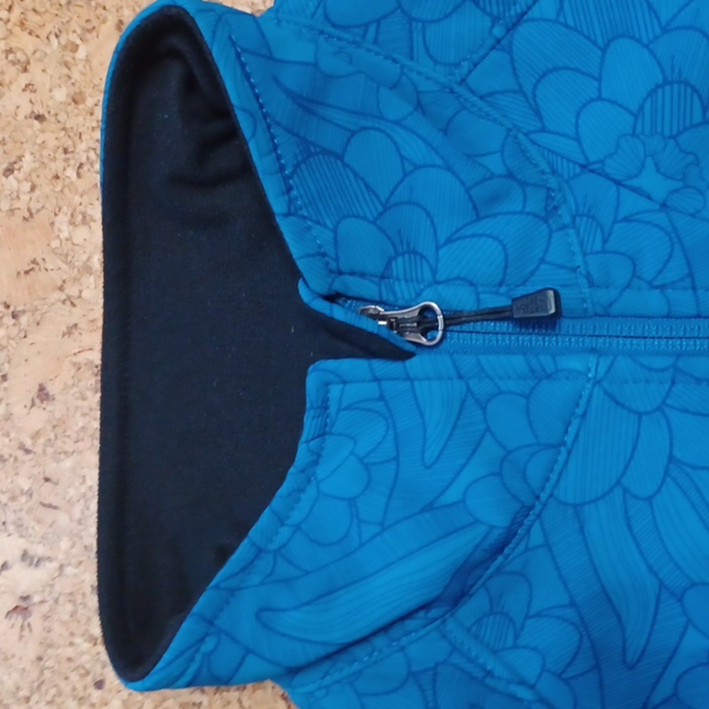 The North Face Vintage Turquoise Floral Apex Jacket Women's Size M